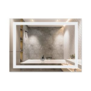 Дзеркало Mideya настінне прямокутне, LED з антізап. 800х600 Qtap