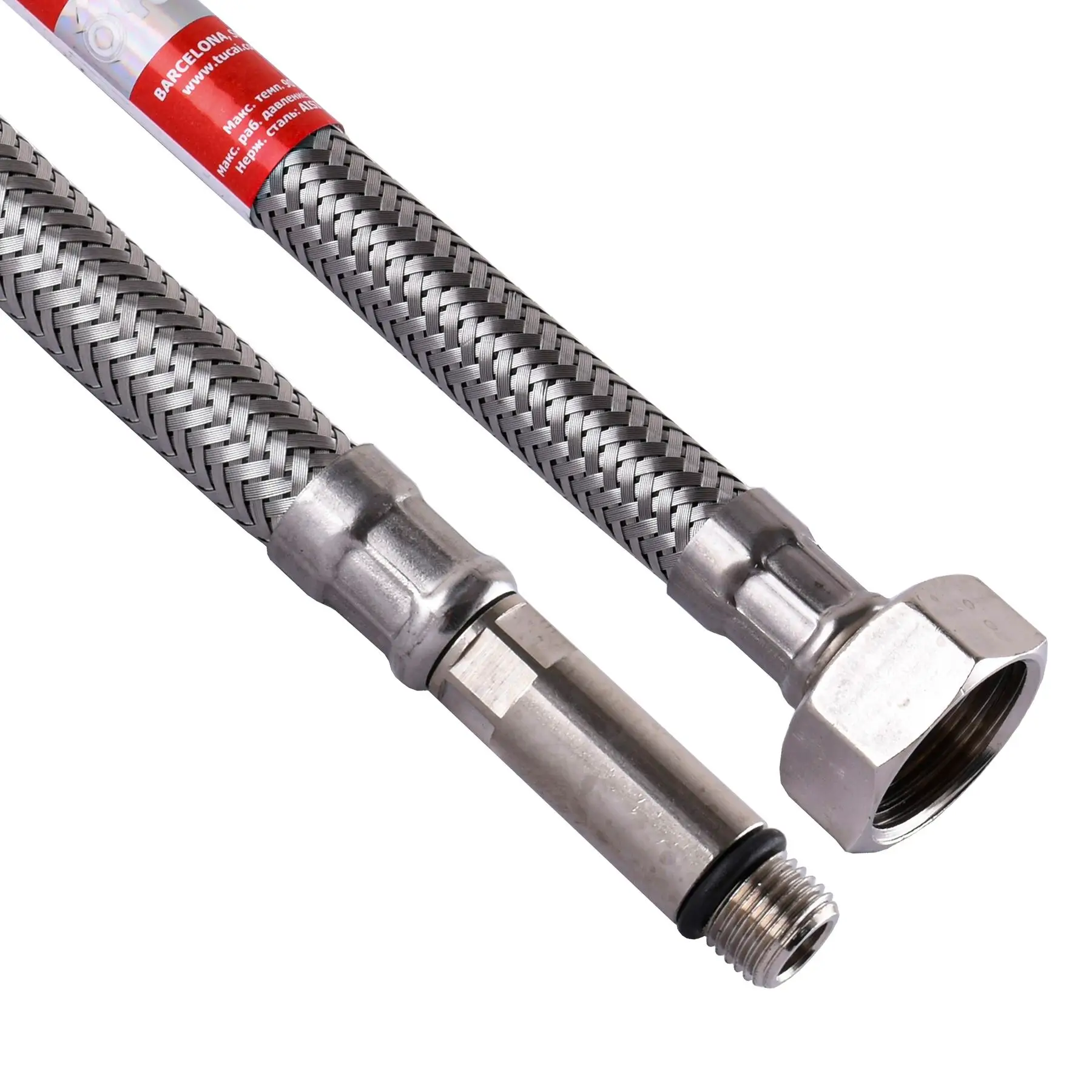 Шланг для змішувача TUCAI М10х1/2" довга 0,3м. TAQ GRIF 200792
