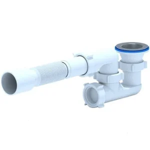 Сифон Анi 1 1/2*40 для душових піддонів, з гнучкою трубою 40*50 i трубою 45*40 (E216EU)