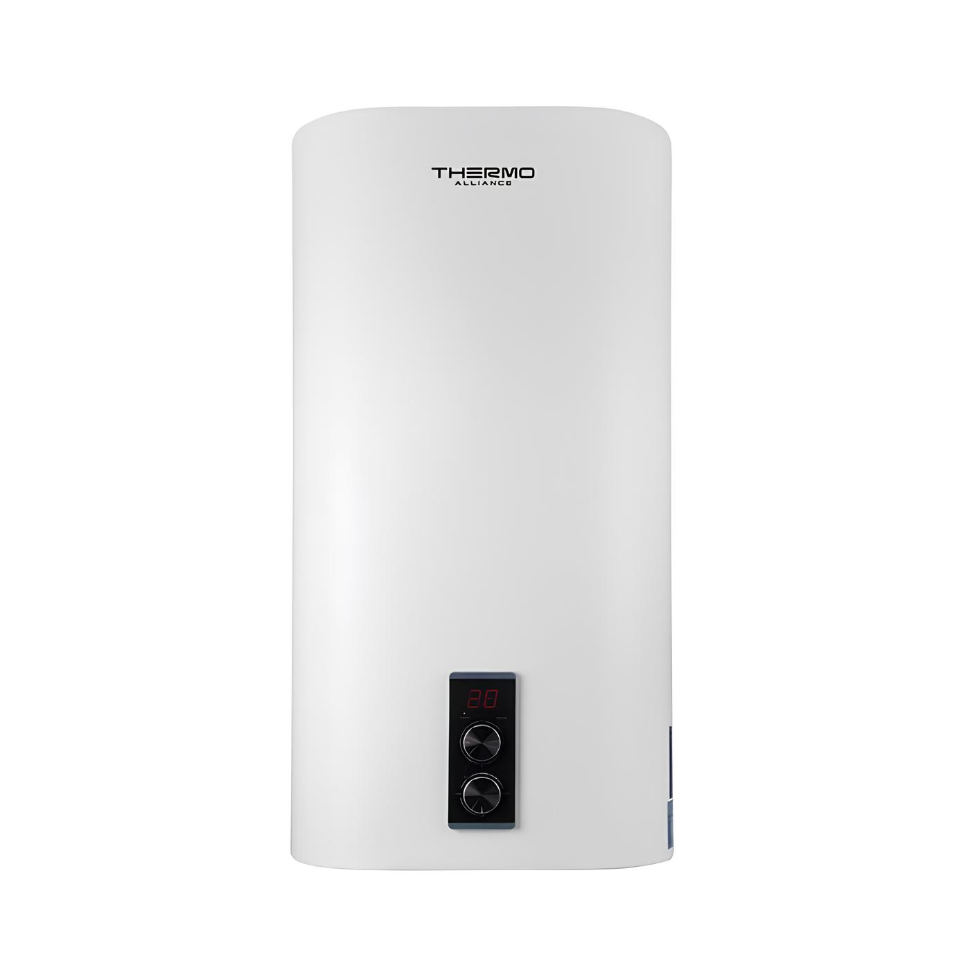Водонагрівач електричний Thermo Alliance 80 л вертикальний плоский, сухий ТЕН 2 кВт (0,8+1,2) DT80V20G(PD)-D/2